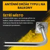 Extralink Nástěnný držák antény 250 × 400 mm, ocel, Náhled obrázku produktu 6