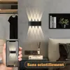 ZMH LED Wall Light Outdoor Black Up Down Warm White Anteprima dell’immagine prodotto 14