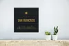 MuchoWow® Poster San Francisco - USA - Gold 30x30 cm - Produktbild-Vorschau 4