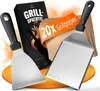 Zestaw szpatułek do grillowania Flammtal ze stali Podgląd zdjęcia produktu 1