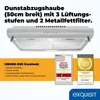 Exquisit Dunstabzugshaube, 50cm breit, Abluftbetrieb, Produktbild-Vorschau 2