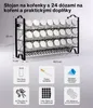 Sada 24ks - Deco Haus třípatrový kovový stojan na kořenky s Náhled obrázku produktu 9