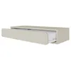 A single, light beige floating console with one partially open drawer, presented on a white background. Náhľad obrázku produktu