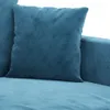 vidaXL 3-tlg. Sofagarnitur mit Kissen Blau Samt Produktbild-Vorschau 6