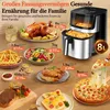 Aigostar Dual Blaze™ Heißluftfritteuse XXL, 8L, 2000W, mit Produktbild-Vorschau 7
