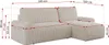 Cord Sofa, Cord Couch, Sofa L-Form mit Schlaffunktion und Produktbild-Vorschau 9