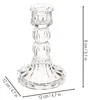 Eleganter Glas-Kerzenhalter für stilvolle Produktbild-Vorschau 5