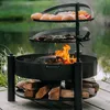 Multifunkční ohniště "MONTANA X" s grilovacím roštem 60 cm Náhled obrázku produktu 11