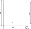 Mexen Sun podsvícené koupelnové zrcadlo 50 x 70 cm, LED Náhled obrázku produktu 6