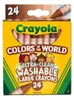 Crayola - barvy světa 24 voskových tužků Náhled obrázku produktu 1