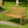 FCH Gartenbank Holz Parkbank Holzbank ,2 - 3 Personen Produktbild-Vorschau 3
