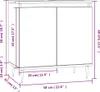 vidaXL Koupelnová skříňka vysoký lesk bílá 58x33x60 cm Náhled obrázku produktu 9