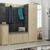 Garderobe LUTON 8 SONOMA 16 - Farbe: Sonomaholz, moderne Produktbild-Vorschau 2