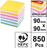 Karteczki samoprzylepne 90 x 90 mm, 850 sztuk, kolorowe Náhled obrázku produktu 10