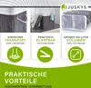 Juskys Bambus Wäschekorb Curly 100 Liter mit Deckel & Sack Produktbild-Vorschau 6