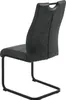 A single gray chair with a black metal frame is shown from a side-angle against a white background. Produktbild-Vorschau