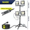 MASKO® LED Projecteur de chantier avec trépied Télécommande Voir les images du produit 7