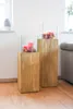 VIVANNO Windlicht Holz CANDELA Rechteckig, Antikbraun Produktbild-Vorschau 8