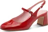 Tamaris Damen Karree Pumps mit Blockabsatz Vegan Riemchen Produktbild-Vorschau 3