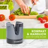 GOURMETmaxx Messerschärfer 6,4x7,3cm anthrazit/schwarz Produktbild-Vorschau 6
