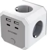 8-in-1 Wandwürfel-Steckdosenleiste EU-Stecker mit Schalter, Produktbild-Vorschau 1