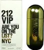 A product shot of Carolina Herrera 212 VIP perfume bottle and its packaging. Podgląd zdjęcia produktu