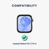 kwmobile Leder Uhrenarmband für Huawei Watch Fit 3 / Fit 4 Produktbild-Vorschau 6