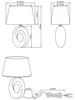 Stolná lampa TABA R50511079 RL Náhľad obrázku produktu 12