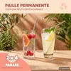 Pailles à boire en acier inoxydable Bremermann, lot de 8, Voir les images du produit 3