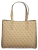 Stylische Damenhandtasche Beige mit Fächern und abnehmbarem Produktbild-Vorschau 2