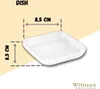 Wilmax Schale 8.5 x 8.5 cm aus Porzellan, Weiß WL-992676/A Produktbild-Vorschau 3