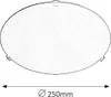 A line drawing of a round, flat object with a diameter measurement indicated below. Produktbild-Vorschau