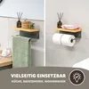 eluno Küchenrollenhalter mit Bambusablage zur Wandmontage - Produktbild-Vorschau 6