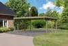 Doppelcarport Classic 1 Holz Überdachung Unterstand Produktbild-Vorschau 1