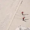 SCHÖNER LEBEN. Tischdecke Skifahrer Winterlandschaft natur Produktbild-Vorschau 7