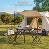 Sekey 72 x 69 cm Campingtisch Faltbar Höhenverstellbar Produktbild-Vorschau 2