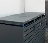 Kovový odpadkový koš Westmann 3er Kubus 3x240 L antracit Náhled obrázku produktu 3