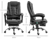 Masážní kancelářská židle Vinsetto, ergonomická kancelářská Náhled obrázku produktu 3