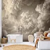 Vlies Fototapete - Whisper of Illuminated Clouds: Soft Play Produktbild-Vorschau 1