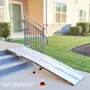 WORHAN Rollstuhl Rampe klappbar 272kg faltbar Produktbild-Vorschau 11