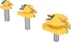3PCS 1/2in stopka Router Bit 45 stupňov lepidlo kĺb Lock Náhľad obrázku produktu 5