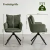 Chaise de salle à manger Duhome avec accoudoirs, pivotante, Voir les images du produit 3
