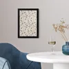 MuchoWow® MuchoWow® Gerahmtes Poster Blumen - Muster - Grau Produktbild-Vorschau 5