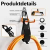 12er Set Wandhaken für Garage, Schwerlast Doppelhaken, Produktbild-Vorschau 5