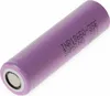 A single purple battery with text printed on it, lying on a white background. Produktbild-Vorschau