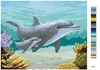 Zuty - Dipingere con i numeri - DELFINI E CORALLI (ROBERT Anteprima dell’immagine prodotto 3