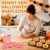 13-tlg. Halloween-Keksausstecher-Set mit Kürbis-Stempeln, Kunststoff Náhľad obrázku produktu
