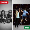 Kletterwand Outdoor mit bunten Klettersteinen und Produktbild-Vorschau 4
