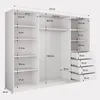 Masseno Schiebetürenschrank PINA 270/205/58 cm Produktbild-Vorschau 5