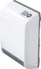 A white and gray electric heater with a digital display and control panel. Voir les images du produit